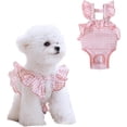 thumbnail image 1 of Dog Diapers, Reusable Girl Dog Diaper Sanitary Panties With Adjustable Suspender, Washable Underwear Diaper Jumpsuits For Puppy, 1 of 5