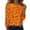 AD04-Orange, variant on 2026 Halloween Shirts For Women Long Sleeve Crew Neck Vintage Skeleton Tops Flying Printed Blouse Skeleton Hand Fall Fashion Outfits Red XL