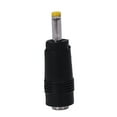 thumbnail image 2 of 3X Punta Amarilla 4.0X1.7 mm Macho Clavija A 5.5mmx2.1mm Hembra Jack Conector de Potencia de CC Negro, 2 of 5