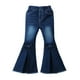 thumbnail image 1 of Odeerbi 3-7 Años Niñas Vaqueros Flamed Bow Raw Hem Denim Pantalones de Verano Lindos Pantalones Inferiores de Longitud Completa, 1 of 8