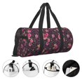 thumbnail image 3 of KLL Rose Mix Leopard 2 Duffle Bag For Men Women Sport Gym Fitness Tote Travel Training Workout Basketball Football Weekender, 3 of 6