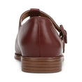 thumbnail image 4 of Franco Sarto Women's Kenley T-Strap Flat Bordo Red Leather 6M, 4 of 5