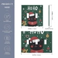 thumbnail image 2 of Yayeee Toggle Light Switch Wall Plate 3-Gang 6.37"x4.48" Decorative Outlet Cover, Christmas Cat, 2 of 7