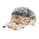 thumbnail image 2 of Sombrero de visera de camuflaje Macarena con cabello Gorra de béisbol de estilo fijo peluca con púas lograda para - Peluca café + gris, 2 of 7