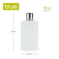 thumbnail image 4 of True Rogue Plastic White Liquor Flask, Hidden and Discreet Flask, 10oz, 4 of 7
