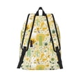 thumbnail image 2 of Picia Animal Tree Printed Canvas Daypack - Stylish and Durable Vintage Compact Backpack - Class, Work, Travel, or Laptop Bookbag,Organized Compartments-Small, 2 of 6