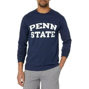 Blue Mens Arched Team Color Long Sleeve T Shirt