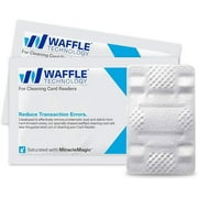 KICTeam Waffletechnology Smart Card Reader Cleaning Card, 40 Pack