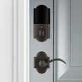 thumbnail image 6 of Baldwin Estate 85358112RENT Right Hand Boulder Single Cylinder Handleset Bottom Grip with Beavertail Lever & Arch Rose, Venetian Bronze, 6 of 6