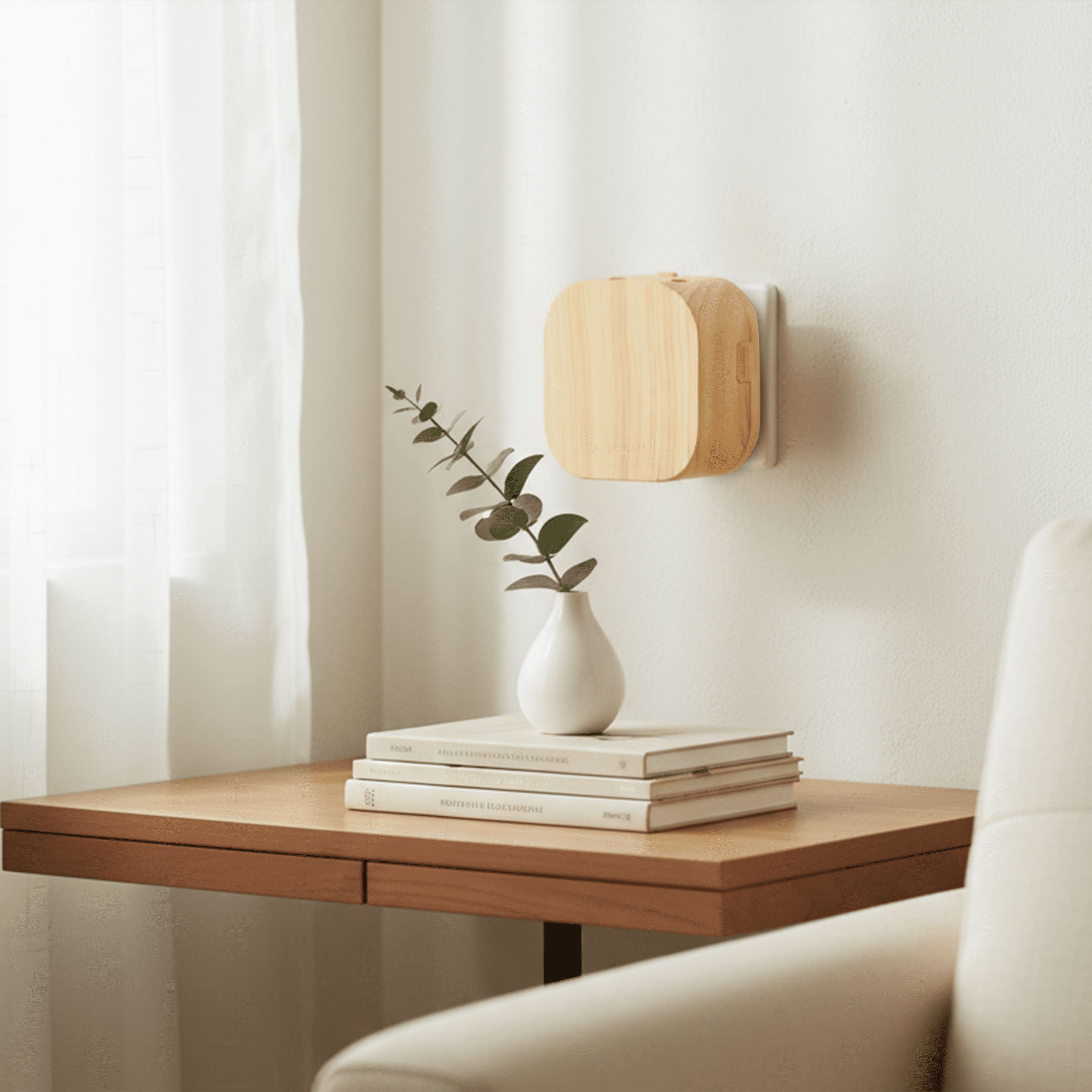 Allswell Dual Plug In Aroma Accent Fragrance Dispenser, Woodgrain