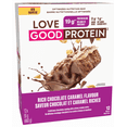 thumbnail image 1 of Love Good Foods Saveur Chocolat et Caramel Riche en Protéines / 55gx4 Barres, 1 of 1
