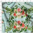 thumbnail image 4 of Soimoi Rayon Fabric Leaves & Ranunculus Floral Decor Fabric Printed Yard 42 Inch Wide, 4 of 5