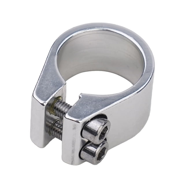 Mosiee Bicycle Components Seatpost Clamp Double Layer Double Bolt Replacement Accessories Seatpost 31 8Mm For Bike Scooter