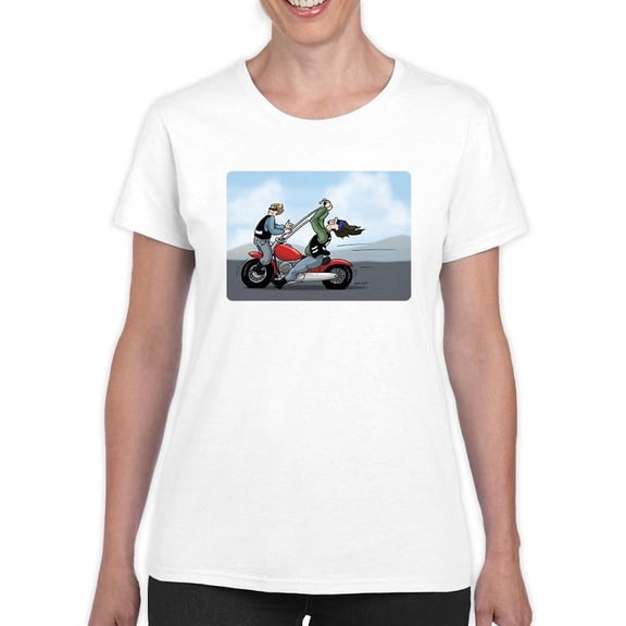 Bike Stunts. T-Shirt Women -Hamit Gis Designs, Female Large
