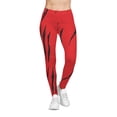 thumbnail image 3 of Effete Feline Claw Marks Scratch Women Casual Leggings (AOP), 3 of 6