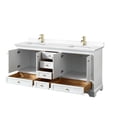 thumbnail image 2 of Wyndham Collection WCS202072DDEWCUNSMXX Deborah 72" Free Standing Double Basin Vanity Set, 2 of 6