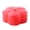 Red Double layer, variant on WINDLAND Snack Storage Box Flower Shape Divided Grid for Case Storage Tray Desktop Ornament for Home Bedroom Living Room Nut Candy Food Organizer