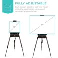 thumbnail image 4 of French Easel, 32pc Beginners Kit Portable Wooden Folding Adjustable Sketch Box Artist Tripod for Painting, Drawing w/Acrylic Paints, Brushes, Canvases, Palettes - Black, 4 of 7
