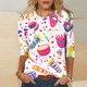 thumbnail image 4 of TaTaai Hoodies Shirts for Women Early Fall Long Sleeve Tops Vintage Graphic Outfits Tops Fashion Pullover Tees Gift, 4 of 6