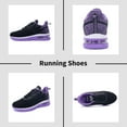 thumbnail image 7 of JOYFON Women Running Shoes Tennis Athletic Sneakers Air Cushioned Non Slip Lightweight Walking Shoes BackPurple Size 5.5, 7 of 7
