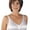 White, variant on Classique Post Mastectomy Front & Back Closure Bra 732 -44B - White