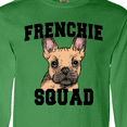 thumbnail image 4 of Inktastic Cute French Bulldog  Frenchie Squad Long Sleeve T-Shirt, 4 of 5
