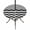 Black Gray White, variant on Round Outdoor Tablecloth with Umbrella Hole and Zipper, Black Chevron Tablecloth with Elastic Waterproof, Geometric Navy Blue White Sea Wavy Striped Patio Table Covers for 31" - 35" Pool Tables
