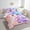 Light Purple, variant on 7 Piece Cute Cat Bedding Sets Cartoon Animal Cat Twin Bed in a Bag Teen Kawaii Pet Cat Print Comforter Set with Sheets for Cat Lovers Bed Set Pink Purple Gradient Sheets