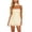 Yellow, variant on Lenpel Chiffon Dresses for Women Cute Strapless Mini Tube Dresses with Scarf Elegant Comfy Backless Beach Vacation Outfits