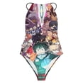 thumbnail image 3 of My Hero Academia Women's One-piece Swimsuit Bathing Suits High Neck Tummy Control Swimwear Swim Suit S, 3 of 7