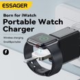 thumbnail image 1 of ESSAGER Accesorios de base de carga Cargador de reloj para Apple Watch 8/7/6/5/4/3/2/1, 1 of 8