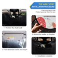 thumbnail image 2 of WOBOGO Retro Strawberry and Daisy Pattern Car Windshield Sunshades Autopilot Lightweight Accordion Sun Visor 57×31.5in, 2 of 8