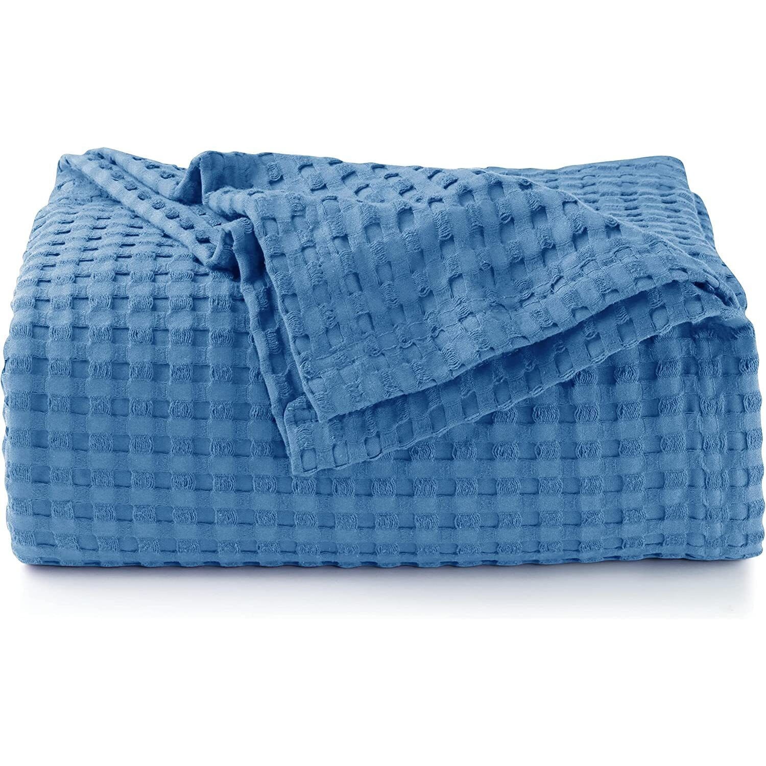 Cotton Blankets Queen Size for Bed, 300GSM Weave Blankets for All