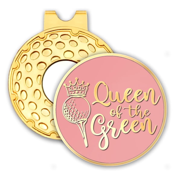 Marcador de Pelota de Golf rofiowa Reina del Verde Oro Rosa