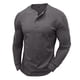 thumbnail image 5 of Camisa Henley de manga larga y raglán para hombre: mezcla de algodón, botones en la parte delantera, corte ajustado, tallas S-XXL, informal/trabajo, otoño/invierno, 5 of 8