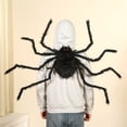 thumbnail image 3 of Halloween Spider Backpack, 49.21" Furry Spider Costume Bag, Giant Fake Spider Prop, Spider Candy Pouch, Scary Spider Accessory, Spider Backpack, Storage Pouch for Party Indoor Outdoor Decorations, 3 of 5