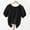 Black, variant on Msgweeeg Fashion Clothing Short Sleeve Solid Color Women's T Shirts Regular Fit Breathable Comfy Tops for Women for Summer and Hot Weather