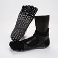 thumbnail image 5 of SUGARMOM Women Five Toed Dot Silicone Cotton Yoga Socks Non-slip Half Toe Pilates Grip Low-Ankle Socks, 5 of 6