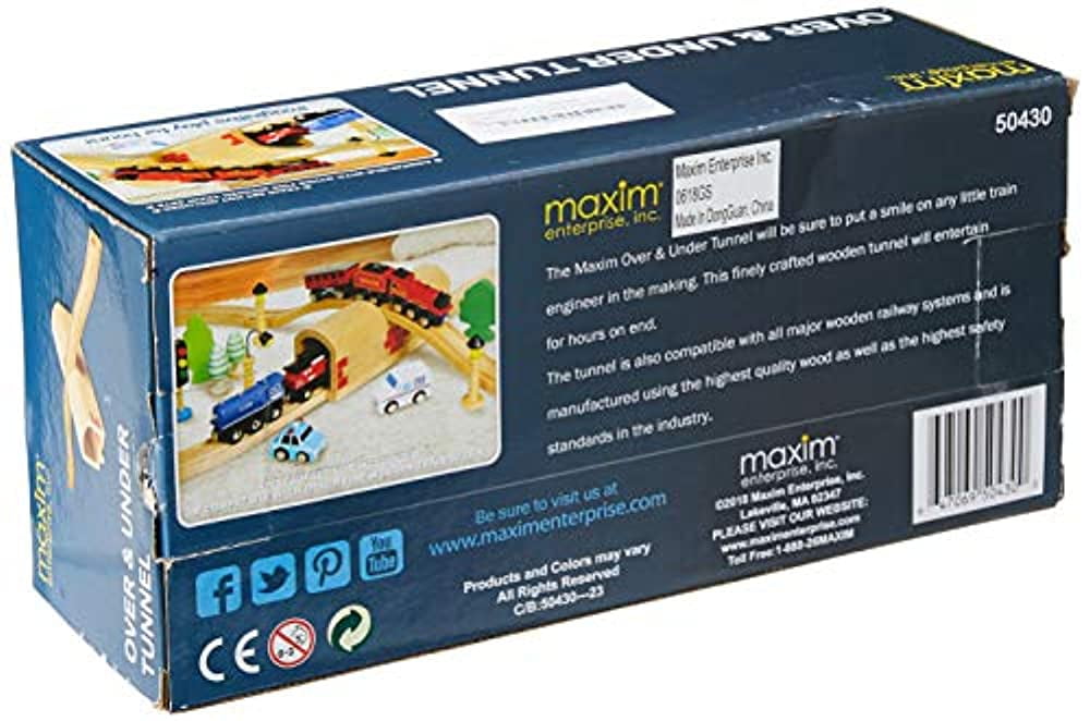 maxim enterprise 100pc mountain train set with activity table