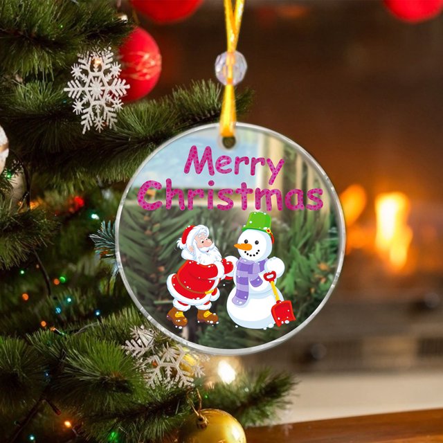 Ganfancp Los Bonitos Carteles Navideños de Resina con Motivos Navideños, Elegantes Imágenes y Decoraciones Festivas, Son Ideales para Añadir Calidez y Alegría a Su Estilo de Decoración Navideña. Reba