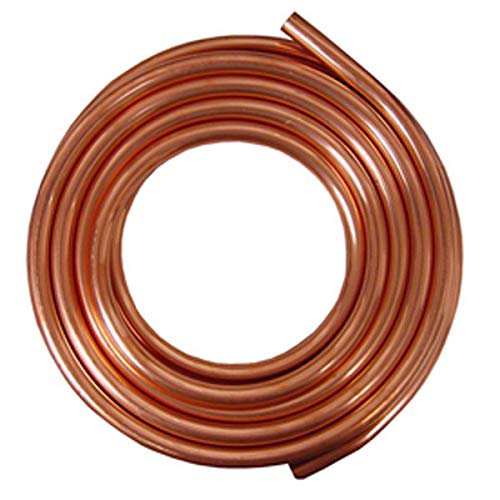 Tubo de cobre JMF 406880120 0.12 pulgadas. OD Refrigeration, 50 pies.