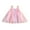 Pink, variant on Bagilaanoe Toddler Baby Girl Summer Dress Stars Print Sleeveless A-line Princess Dresses 12M 18M 24M 3T 4T 5T Kid Patchwork Tulle Skirt
