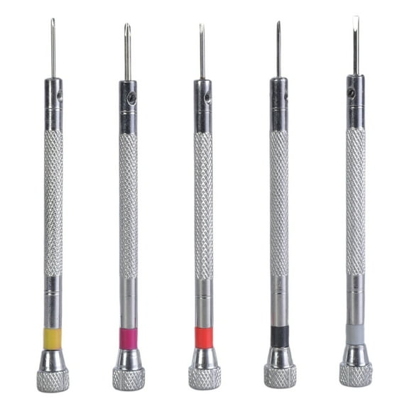 5 Piece 0.8-1.6mm High Precise Watch Repair Screwdriver Set Suitable For DIYer Enthusiasts And Professional Watchmakers