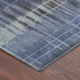 thumbnail image 3 of Addison Rugs Mayfield Premium Machine Washable Transitional Stripes Denim Round Rug, 8' x 8', 3 of 5