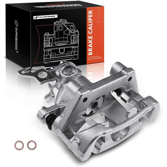 A-Premium Brake Caliper Assembly with Bracket Compatible with Jaguar X-Type 2002-2005 Rear Right Passenger Side