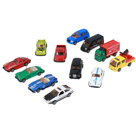 Pull Back Car Toy, Kids Vehicle Set Promote Motor Skills Smoothing Edges For Birthday Gift