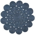 thumbnail image 2 of SAFAVIEH Natural Fiber Christian Geometric Area Rug, Navy, 7' x 7' Round, 2 of 7