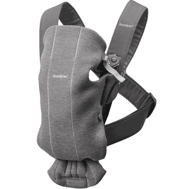 BabyBjorn Baby Carrier Mini, 3D jersey, Dark gray