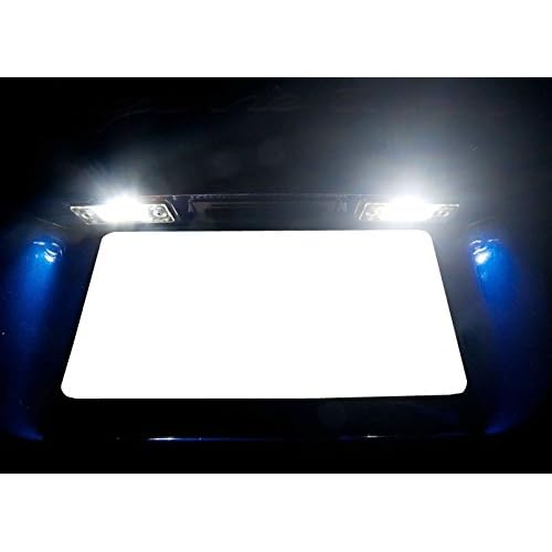 OEM-Fit 3W Full LED License Plate Light Kit For Volkswagen: Touareg, Porsche: Cayenne, Powered by 18-SMD Xenon White LED & Can-bus Error Free