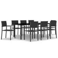 thumbnail image 2 of vidaXL Patio Dining Set Outdoor Dining Set Table and Chair Set for Garden, 2 of 6